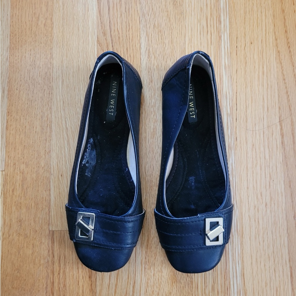 Nine West Women's Black Flats